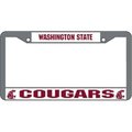 Cisco Independent Washington State Cougars License Plate Frame Chrome 9474615516